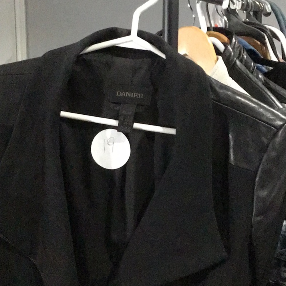 Mix Media Leather Jacket - Danier